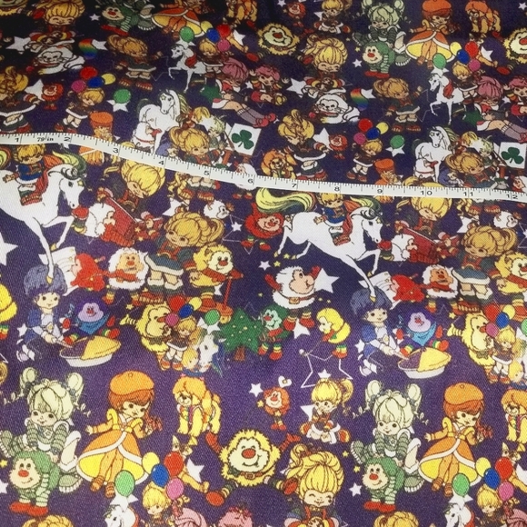 1 Yard Rainbow Brite and The Color Kids Fabric Print ♡ - Picture 2 of 2